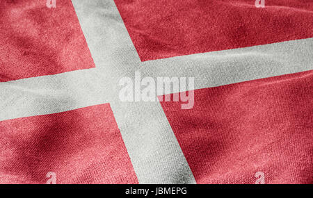 Flagge von Dänemark Stock Photo