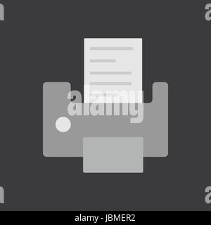 writing machine icon. flat design. Icon vector illustration EPS 10 Stock Vector