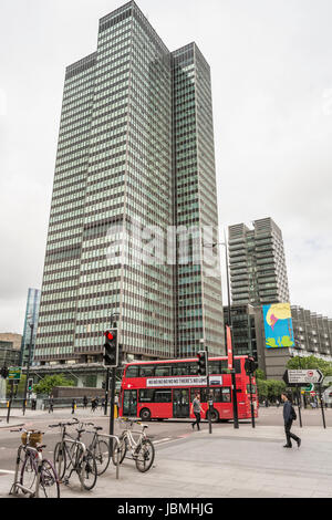 The Euston Tower on Euston Road, London, UK Stock Photo