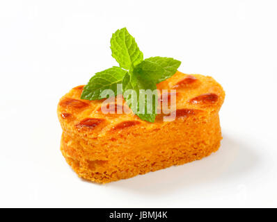 Small Dutch oval-shaped cake (Roomboter kano's) Stock Photo