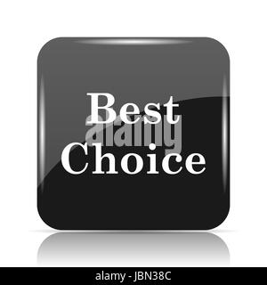 Best choice icon. Internet button on white background Stock Photo - Alamy