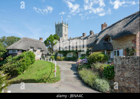 All Saints Church, Godshill, Isle of Wight Stock Photo