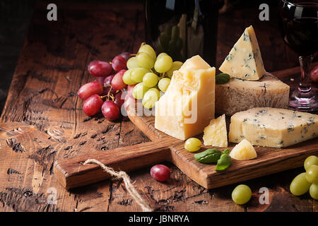 various types of cheese still life Stock Photo