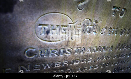 A graveyard on the valley side above Hebden Bridge, Calderdale,  West Yorkshire, Englan, UK Stock Photo