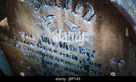 A graveyard on the valley side above Hebden Bridge, Calderdale,  West Yorkshire, Englan, UK Stock Photo