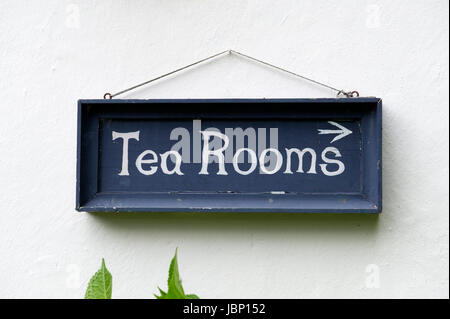 English tea room signs Stock Photo