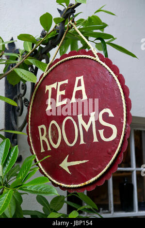 English tea room signs Stock Photo