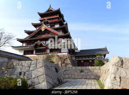 Japanese castle in Kyoto Stock Photo