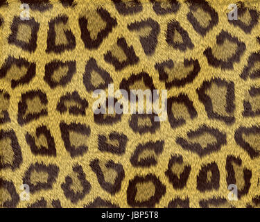 Texture of a short sand color leopard fur Stock Photo