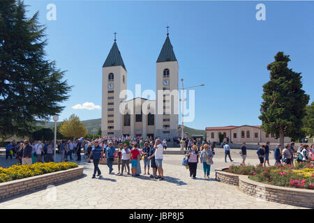 Church of Our Lady of Medjugorje Stock Photo