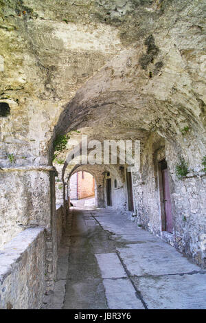 treschietto a little medieval village in lunigiana Stock Photo