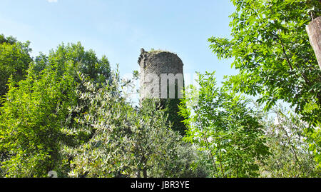 treschietto a little medieval village in lunigiana Stock Photo