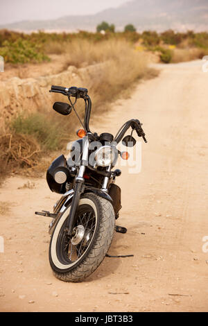 Harley Davidson 48 Sportster Motorcycle in the countryside Stock Photo
