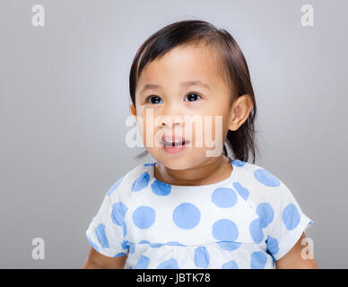 Cute multiracial baby girl Stock Photo