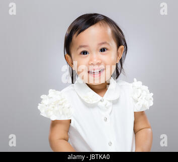 Multiracial baby girl Stock Photo