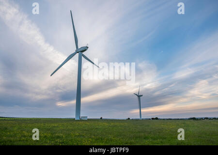Knabs Ridge wind farm, near Harrogate in North Yorkshire Stock Photo