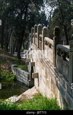 Cemetery of Confucius (Kong Lin), Qufu, Shandong province, the hometown of Confucius, China Stock Photo