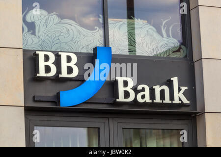 Logo: BB Bank, Badische Beamtenbank, bank from Baden, Germany Stock ...