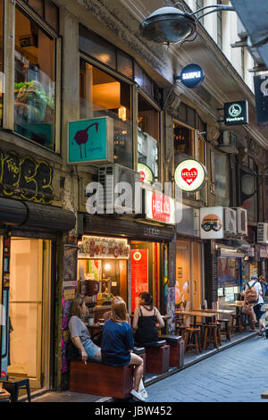 Centre Place Laneway, Melbourne, Victoria, Australia. Stock Photo