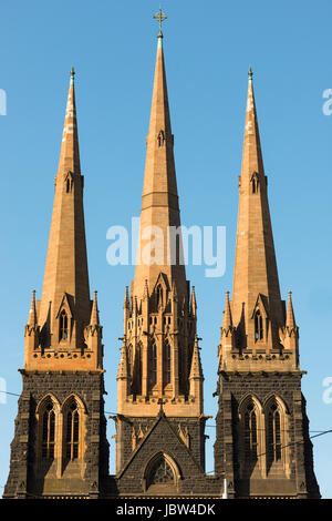 St patricks cathedral melbourne, victoria, Australia Stock Photo