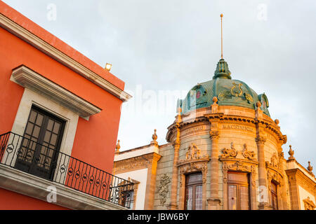 Macedonio Alcala Theatre, Oaxaca, Mexico. Stock Photo