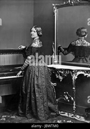 JENNY LIND (1820-1887) Swedish opera singer about 1847 Stock Photo