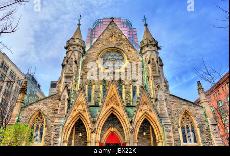 Christ Church Cathedral in Montreal, Canada Stock Photo