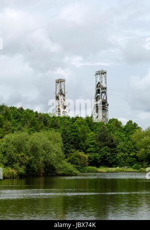 Remains of Clipstone Colliery Mansfield Stock Photo