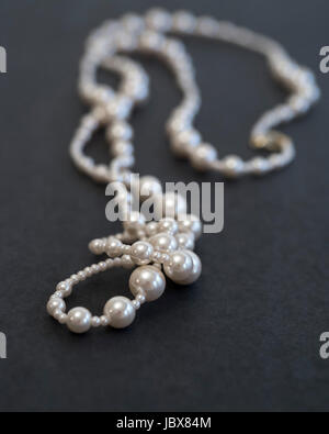 a string of fake pearls Stock Photo - Alamy