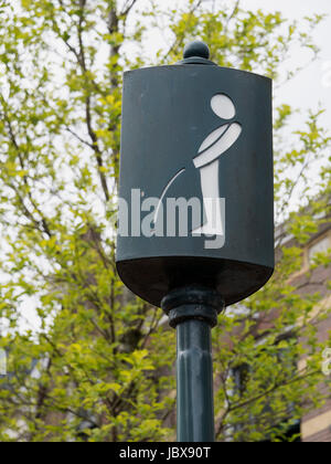 Amsterdam: public toilet - Netherlands, Europe Stock Photo - Alamy