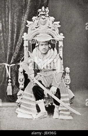 thibaw min king 1916 1859 last alamy similar aka prince