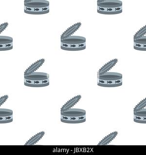 Canned food for cat pattern seamless Stock Vector