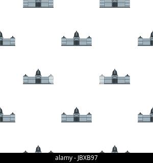 National Congress Building pattern seamless Stock Vector