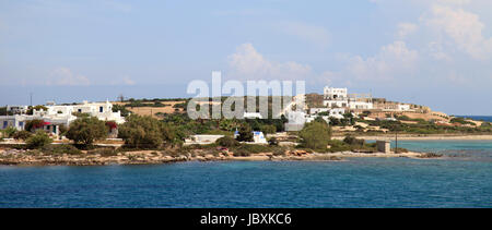 Greece, Cyclades, Antiparos, island, panoramic view, Stock Photo