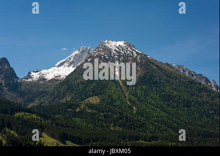 Hochkalter, Ramsau, Berchtesgadener Land, Upper Bavaria, Germany Stock Photo