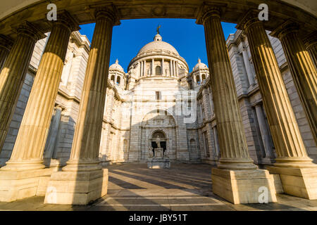 Detail of the Victoria Memorial, established in 1923 Stock Photo