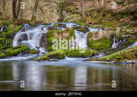Selkewasserfall / Harz Selketal-Stieg Stock Photo