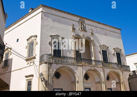 Comi palace. Corigliano d'Otranto. Puglia. Italy. Stock Photo
