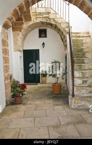 Typical house. Corigliano d'Otranto. Puglia. Italy. Stock Photo