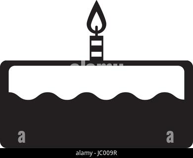 Birthday Cake With 5 Candles Eps10 Vector Illustration Stock Vector Image Art Alamy