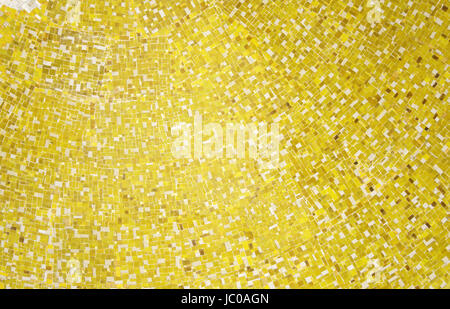 Handmade glass tiles in urban walls, decoration and construction Stock Photo
