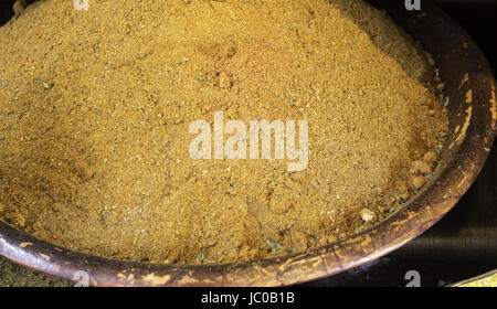 Market varied Arabian spices, organic and natural food Stock Photo