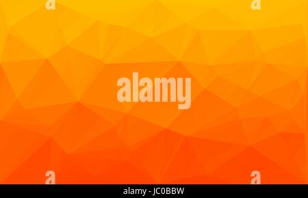 triangles abstract background - fiery orange - vector illustration Stock Vector