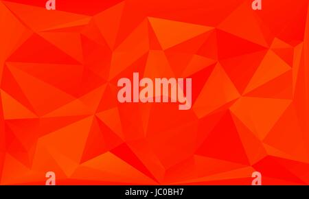 triangles abstract background - fiery orange - vector illustration ...