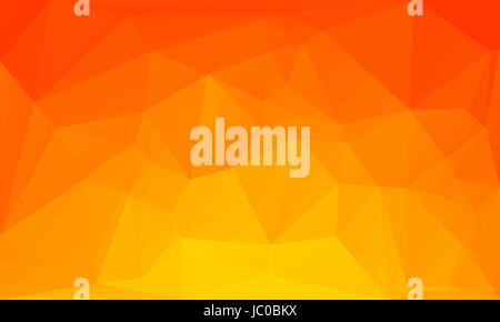 triangles abstract background - fiery orange - vector illustration Stock Vector