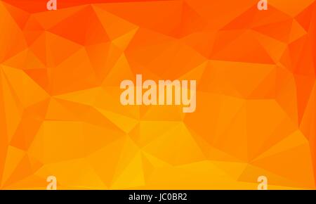 triangles abstract background - fiery orange - vector illustration Stock Vector