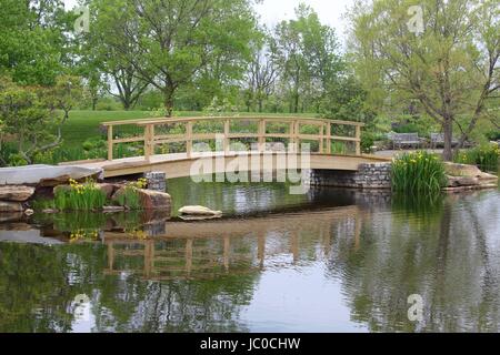 The parks on a overcast and sunny days. Stock Photo