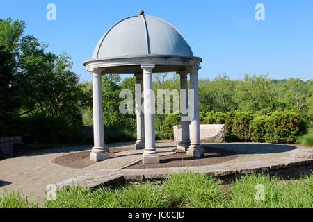 The parks on a overcast and sunny days. Stock Photo