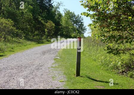 The parks on a overcast and sunny days. Stock Photo