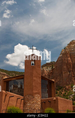 Monastery of Christ in the Desert, Abiquiu, NM Stock Photo